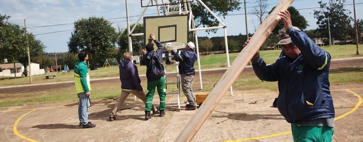 Restauran plazas barriales para generar más espacios de encuentro en Posadas