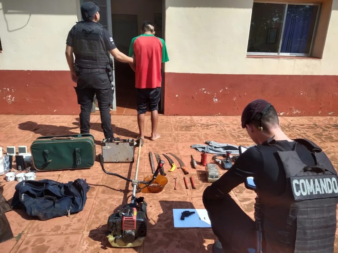 Trabajos de inteligencia: desmantelaron un aguantadero y arrestaron a cuatro delincuentes