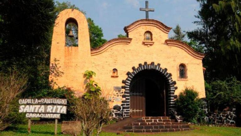Declararon patrimonio histórico y cultural a la Capilla Santuario de Santa Rita de Casia, en Caraguatay
