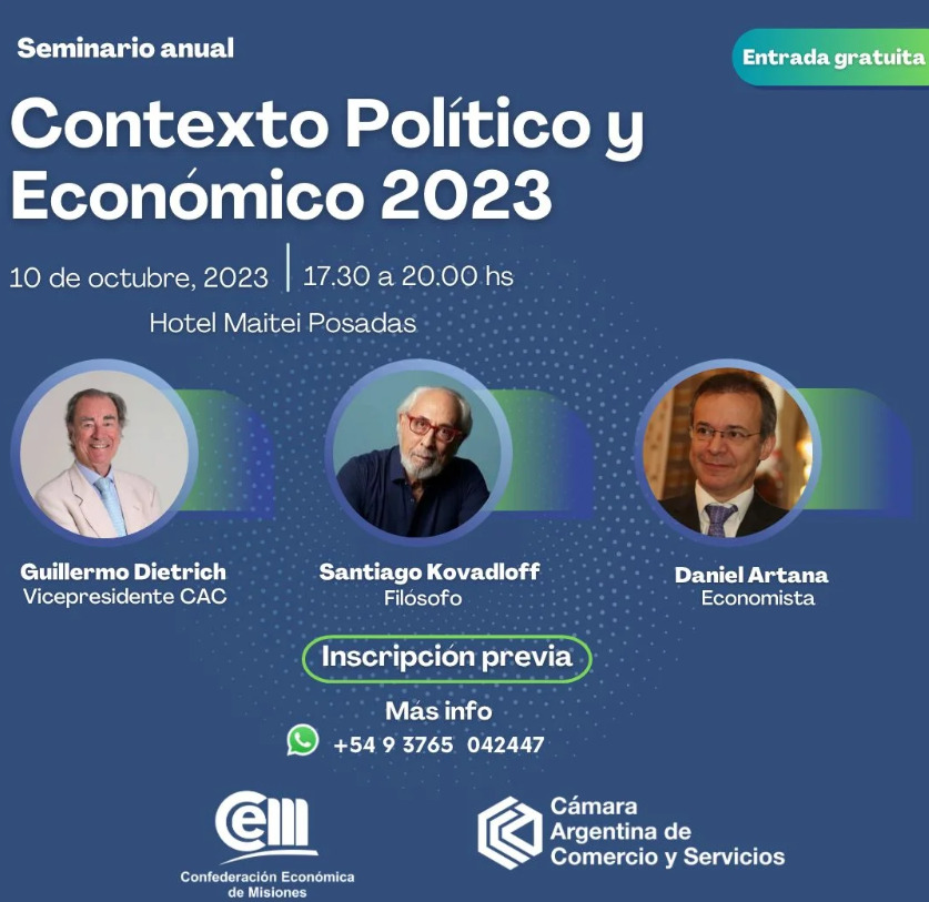 La CEM invita a participar de “Contexto Político y Económico 2023” en octubre