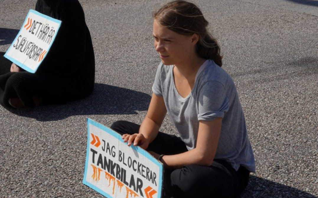 Volvieron a detener a Greta Thunberg por desobedecer una orden policial