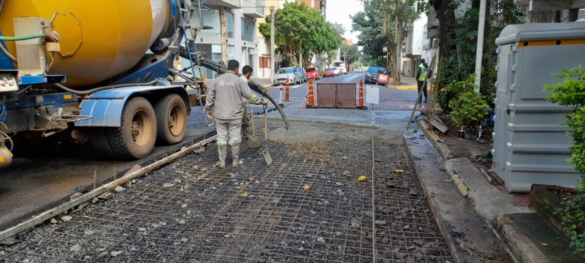 Posadas: avanzan las obras viales en calles Colón y Alvear