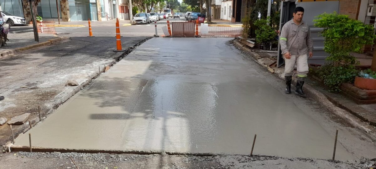 Posadas: avanzan las obras viales en calles Colón y Alvear