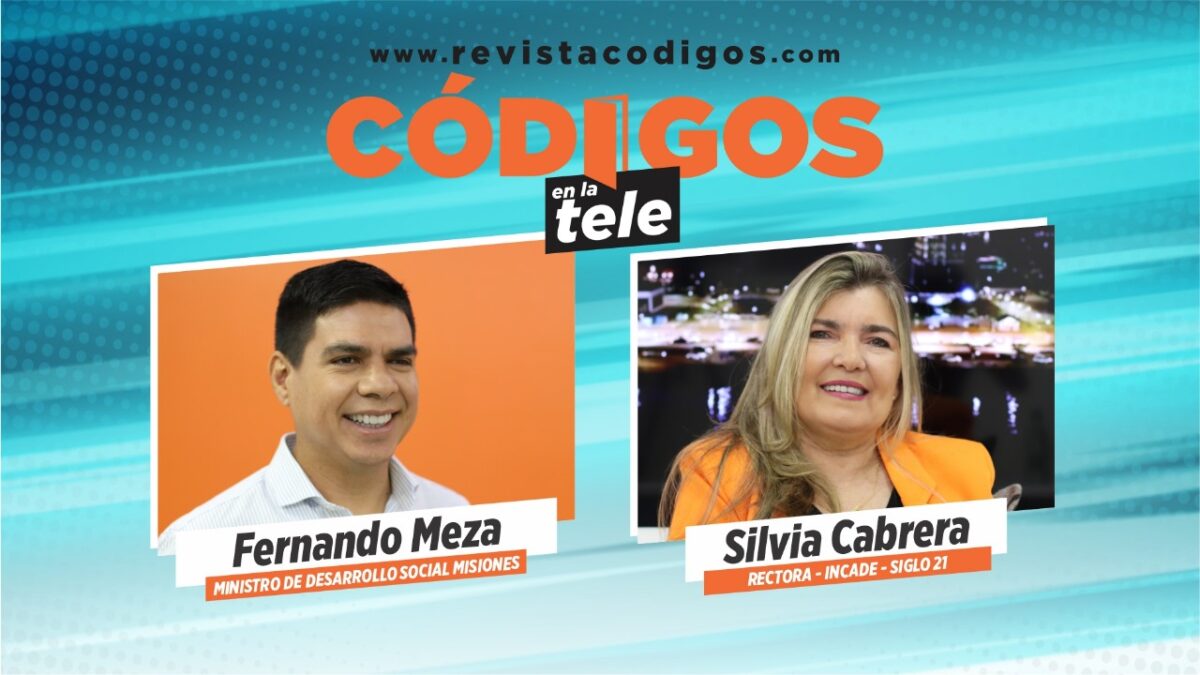 Meza y Cabrera pasaron por una nueva edición de Códigos en la Tele