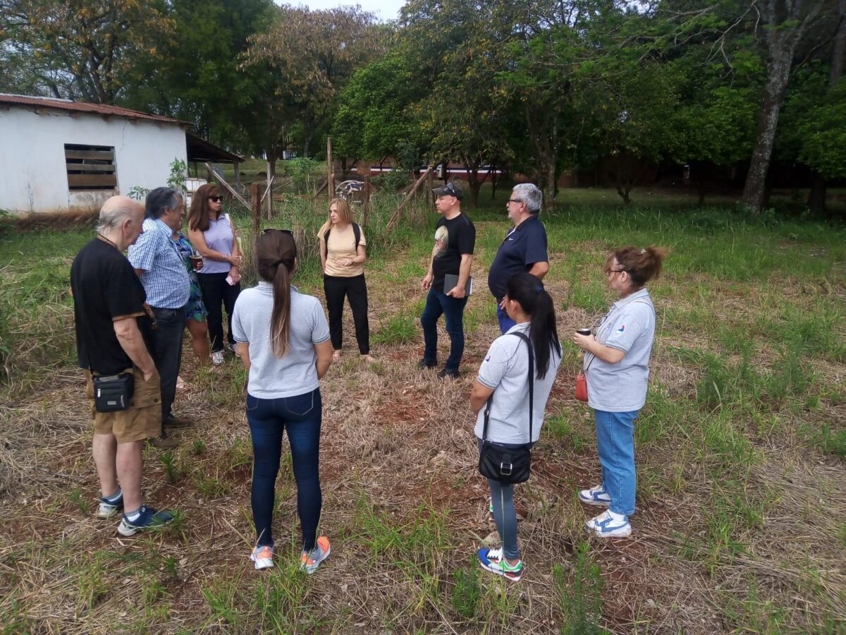 Realizaron un relevamiento en el Club Centro de Cazadores para establecer una huerta comunitaria