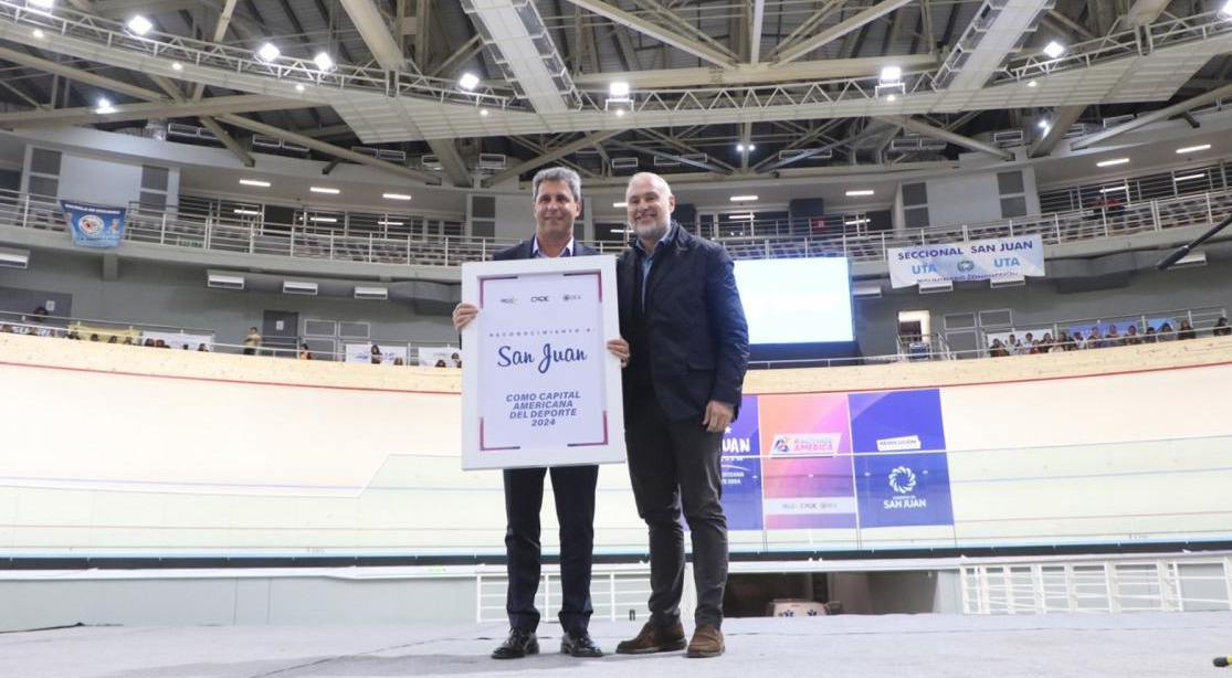 Reconocieron a San Juan como la Capital Americana del Deporte