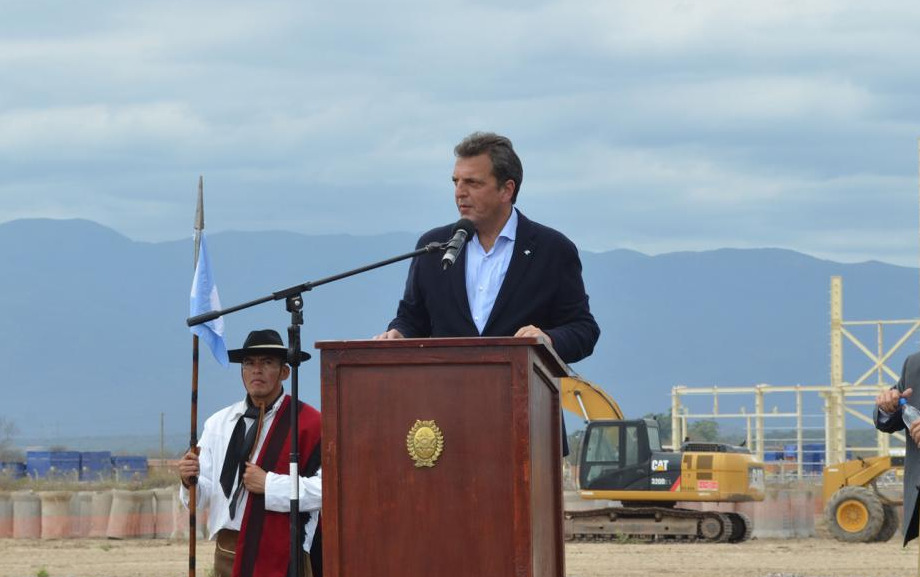 Massa aseguró que el Norte Grande “dio un paso gigante para el impulso del sistema eléctrico nacional"