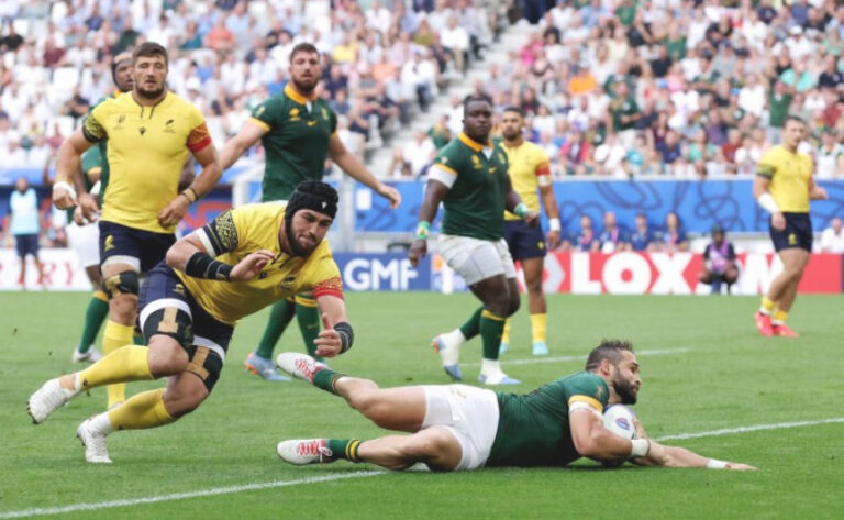 Sudáfrica se impuso con autoridad ante Rumania en la segunda fecha del Mundial de Rugby