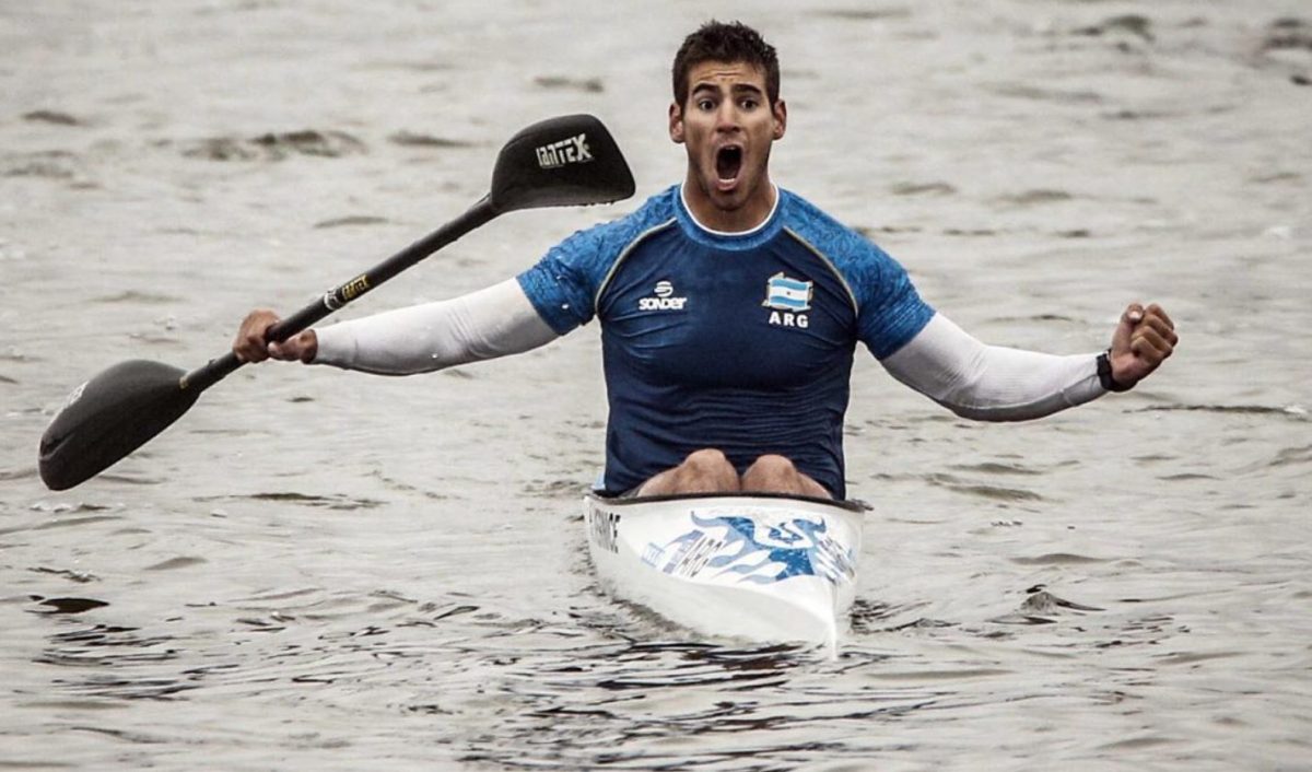 El palista Agustín Vernice consiguió la clasificación a los Juegos Olímpicos 2024