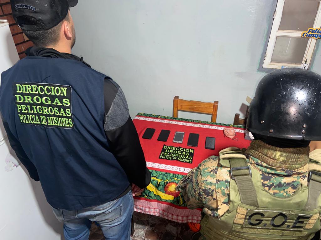 Narco pareja fue detenida con 118 dosis de cocaína para la venta en Posadas