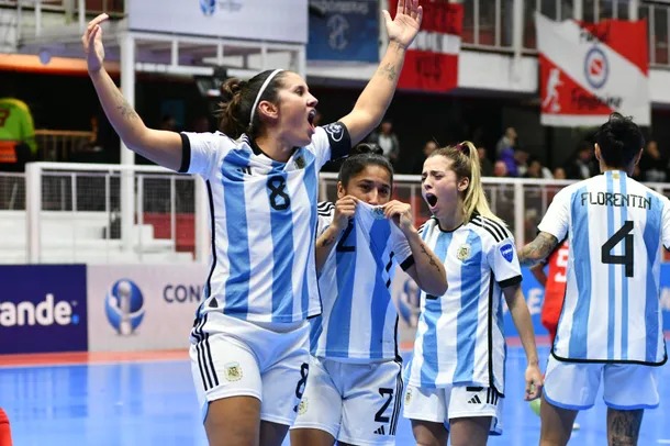 Futsal: la selección Argentina femenina de futsal goleó a Perú en la Copa América