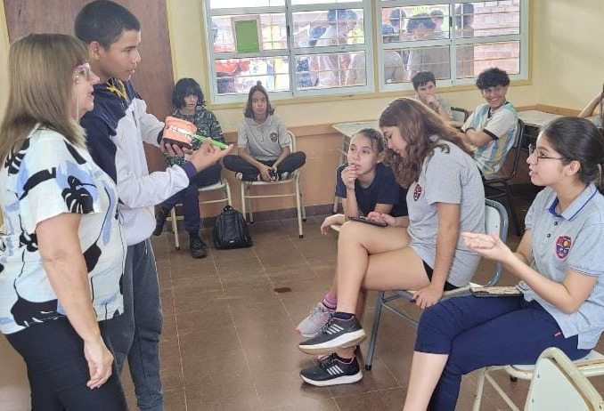 La Escuela B.O.P 61 de Itaembé Guazú celebró la semana del estudiante