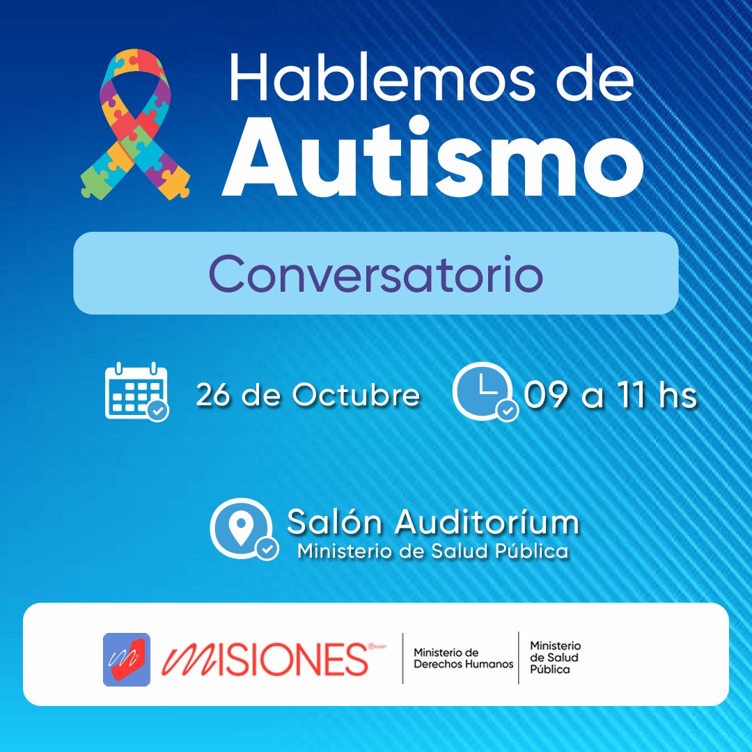 Este jueves realizarán un conservatorio para personal de salud y familiares sobre el Autismo en Posadas