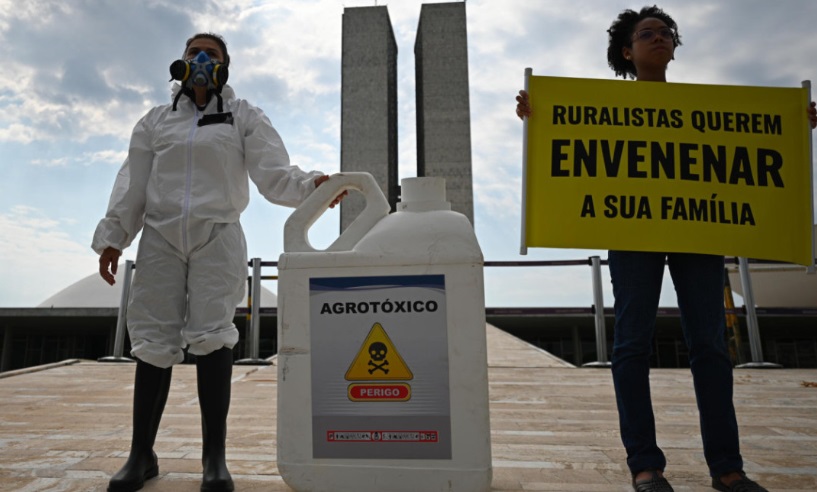 Greenpeace pidió a Brasil eliminar el proyecto de ley que flexibilizaría el uso de pesticidas