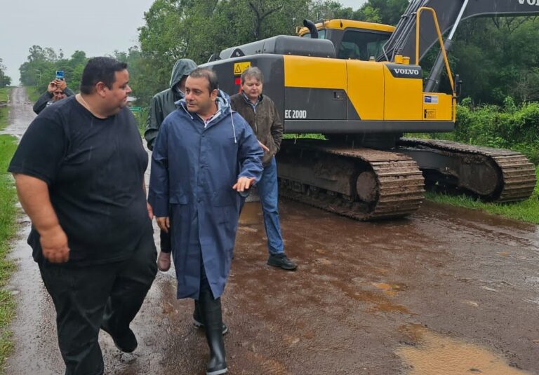 Herrera Ahuad visitó Cerro Corá y supervisó tareas en el municipio