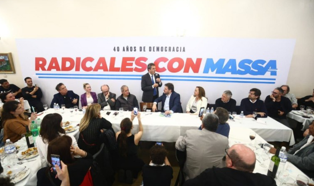 El radicalismo K respaldó a Massa de cara al balotaje