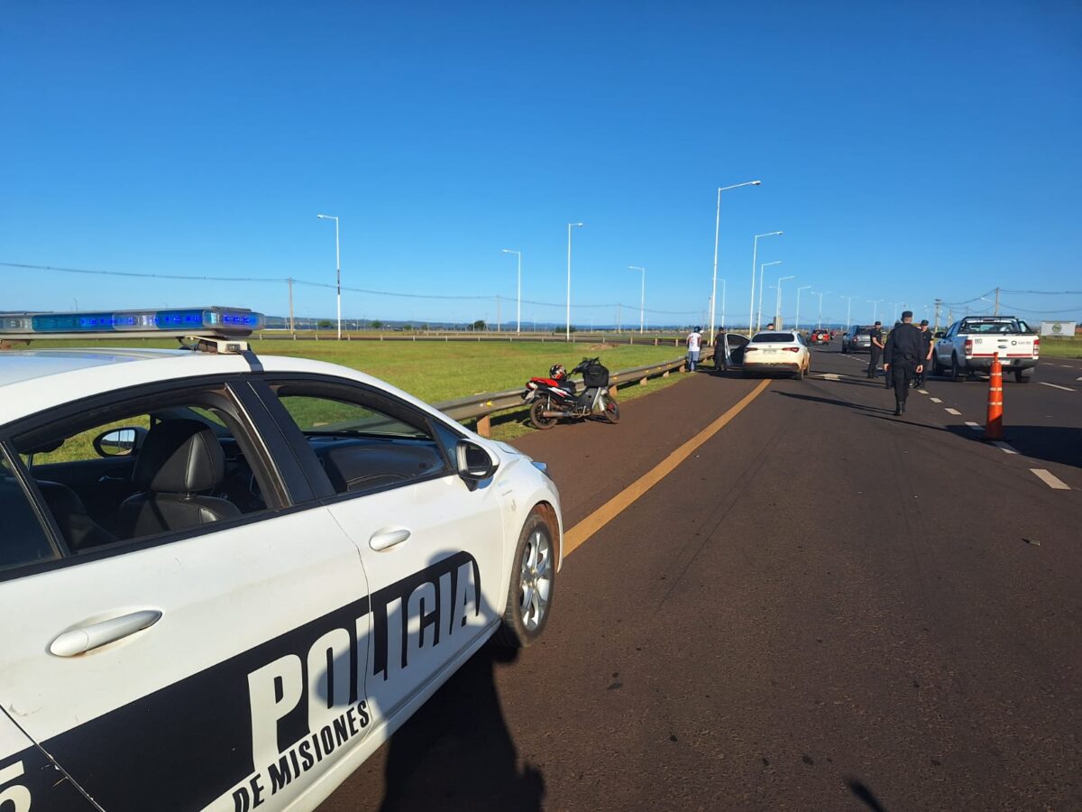 Siniestro vial terminó con dos lesionados en Posadas