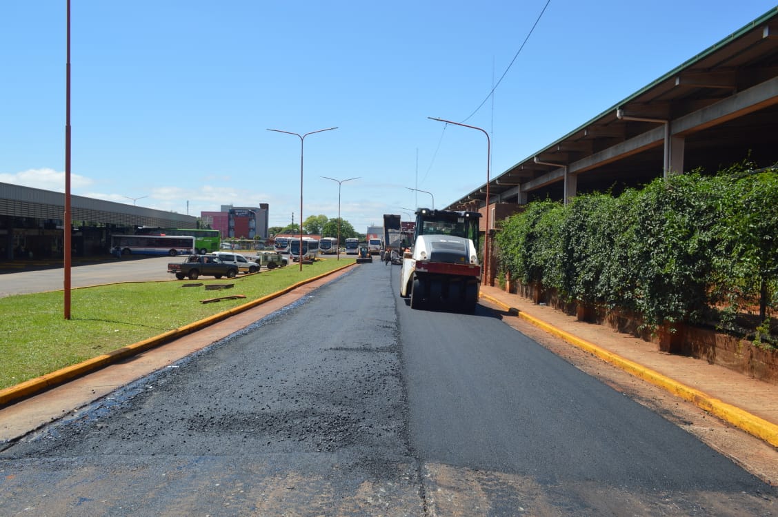 Continúan desarrollando distintas intervenciones en la Terminal de Ómnibus de Posadas