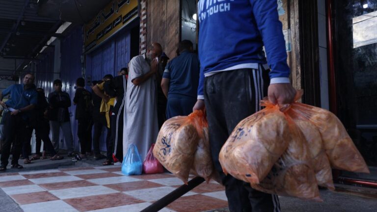 La ONU advirtió que en Gaza solo queda comida para cuatro o cinco días