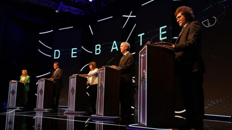 El debate presidencial tuvo un pico de 44 puntos de rating