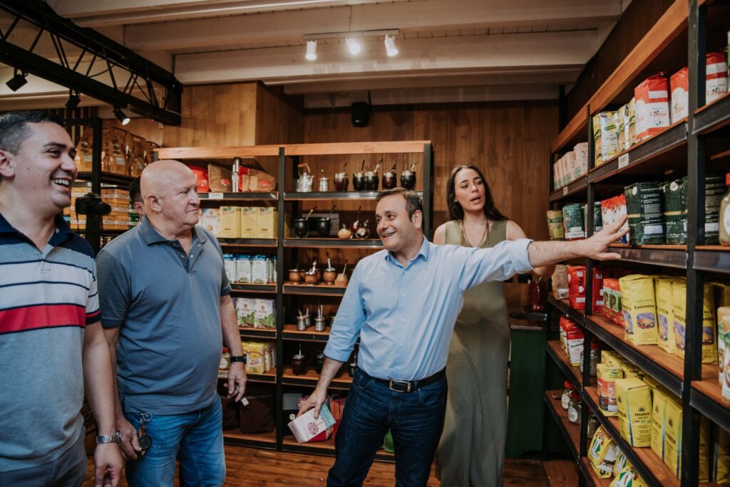 Herrera visitó Iguazú y recorrió un paseo gastronómico