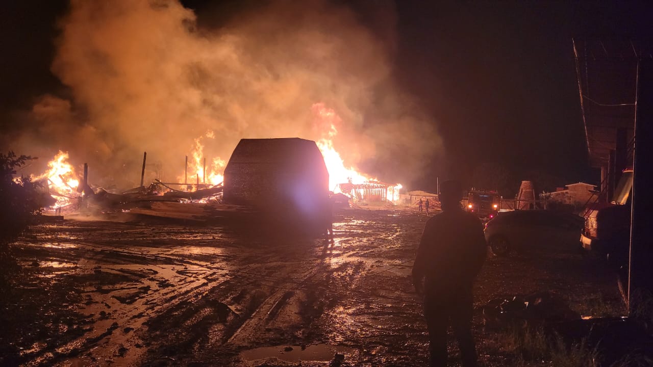 Aserradero fue consumido por un incendio en Oberá