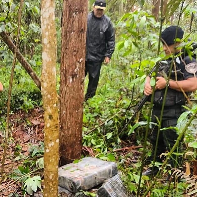 ladrillos de marihuana listos para ser transportados en Montecarlo 1 - 1