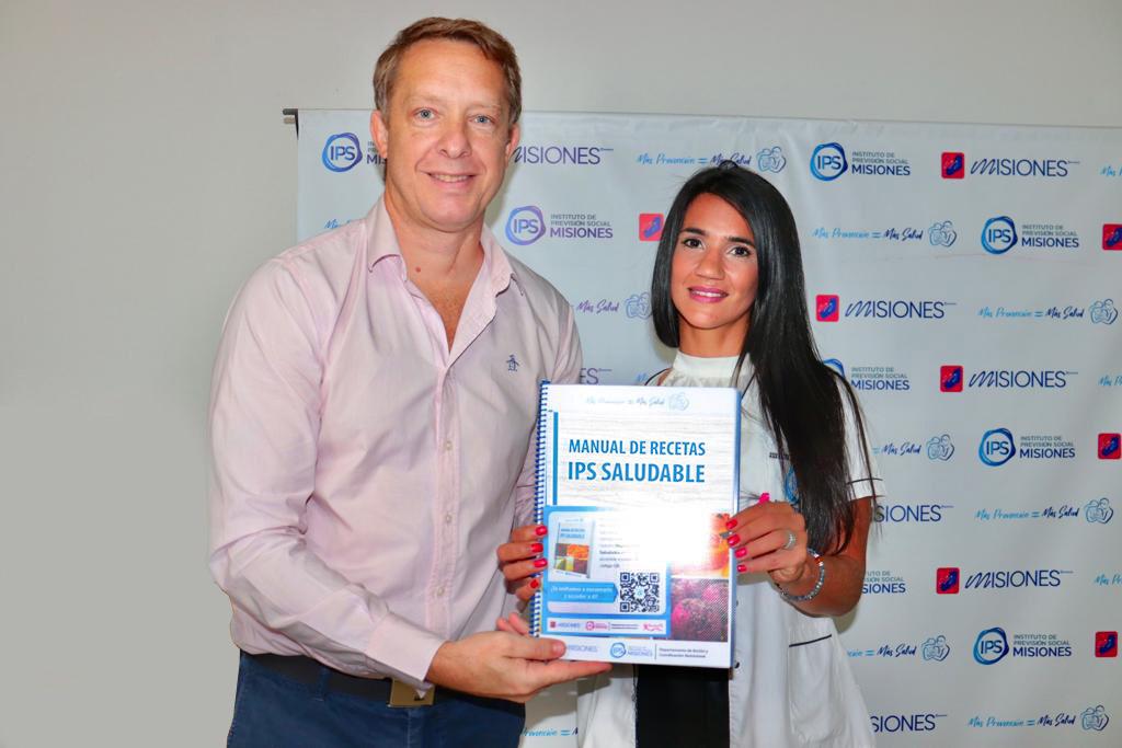 El IPS Misiones presentó su QR de Manual de Recetas Saludables