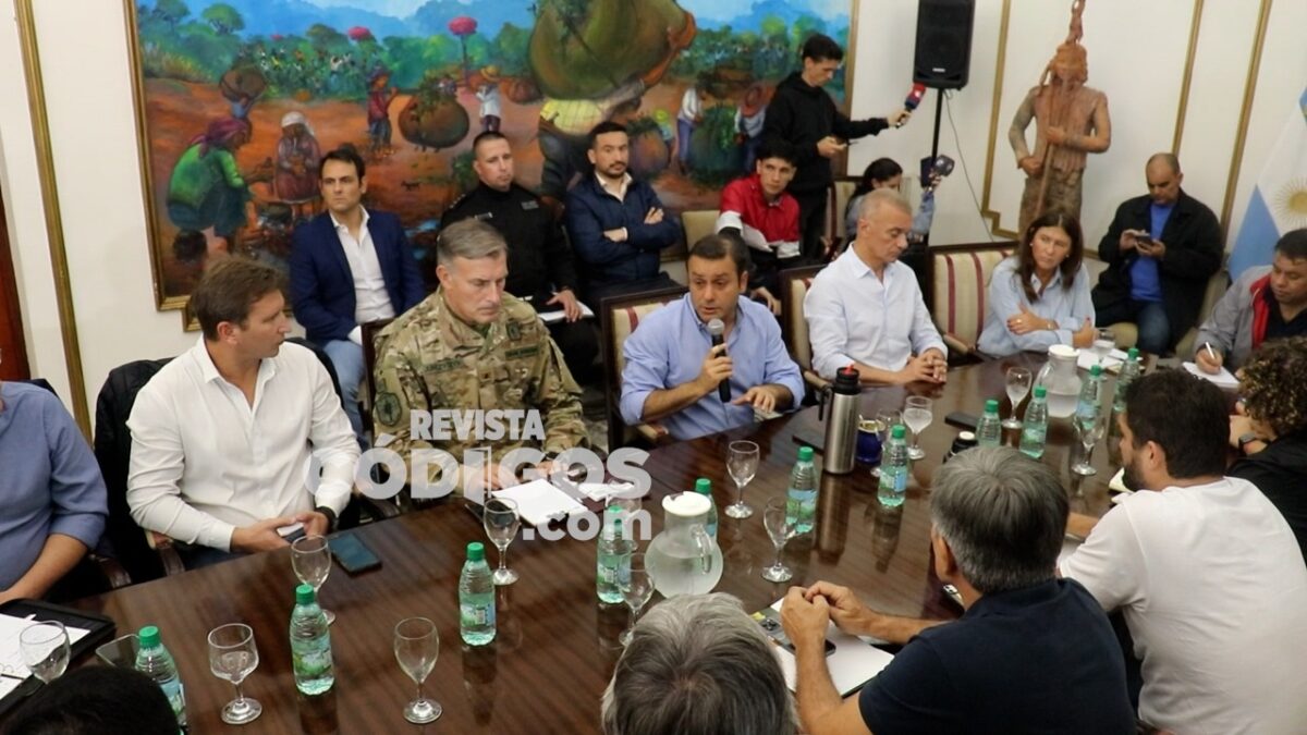 Herrera coordinó una mesa de trabajo para seguir atendiendo los efectos del temporal en Misiones