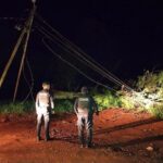 La Policía asistió a damnificados por el temporal en distintos municipios