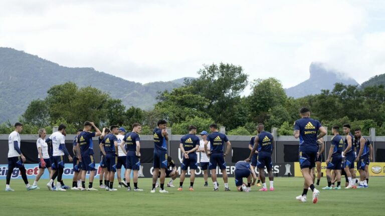 Boca realizó su primera práctica en la cuenta regresiva para la final de la Libertadores