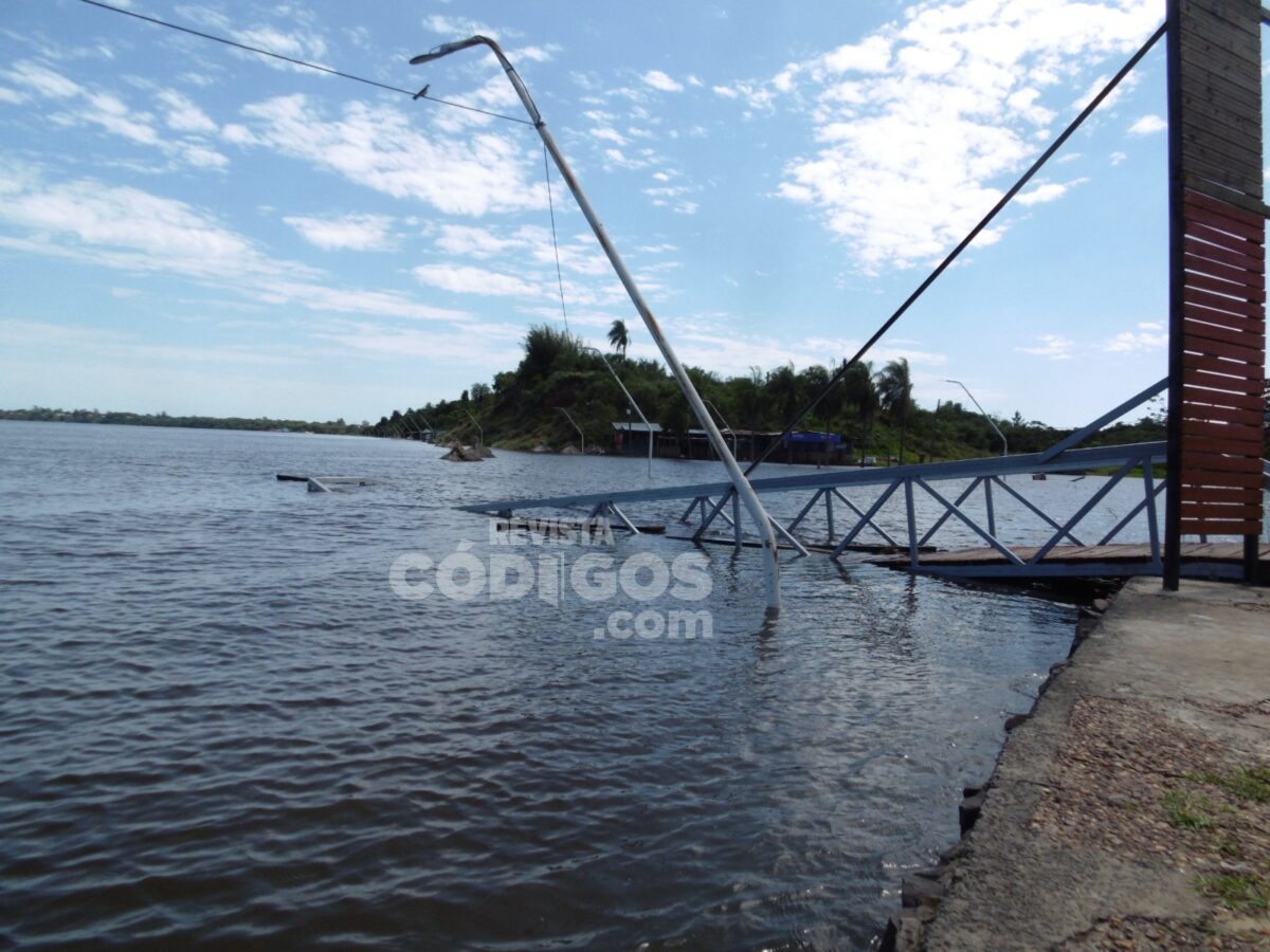 Preocupación en Misiones y Corrientes por la continua creciente de los ríos Paraná y Uruguay