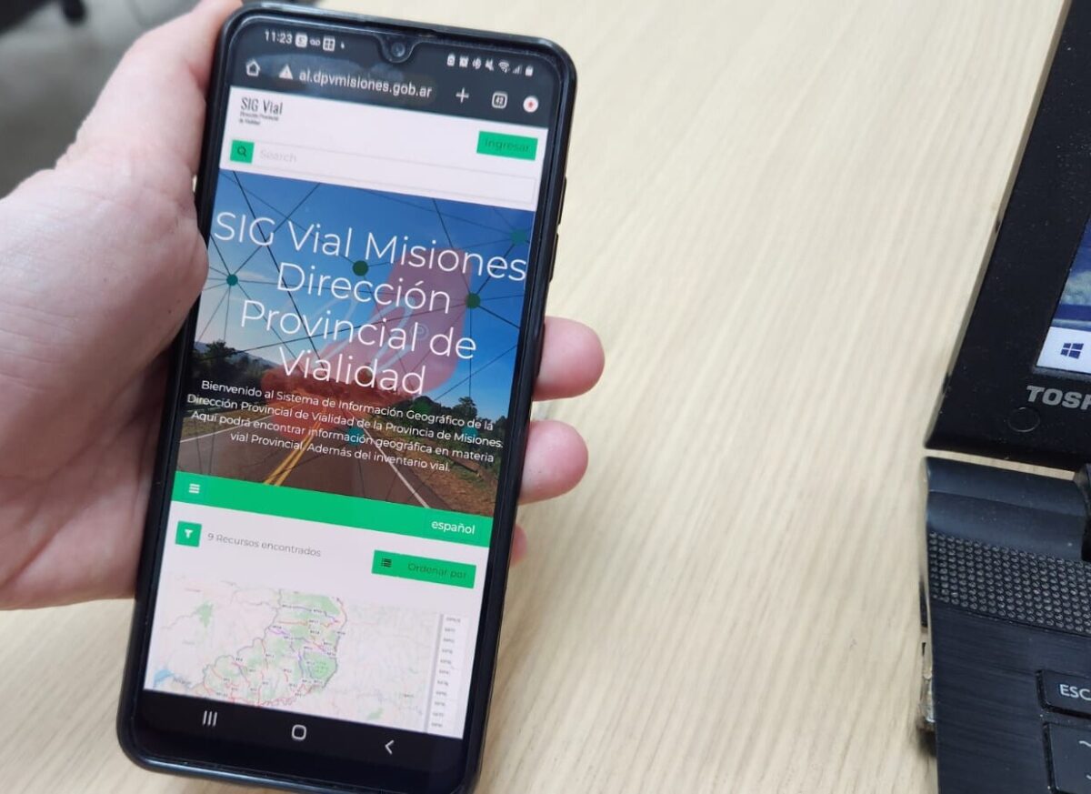 Ya está disponible el Geo Portal de Vialidad de Misiones para consulta y descarga de datos 1 2 - DPV GEOPORTAL - 1