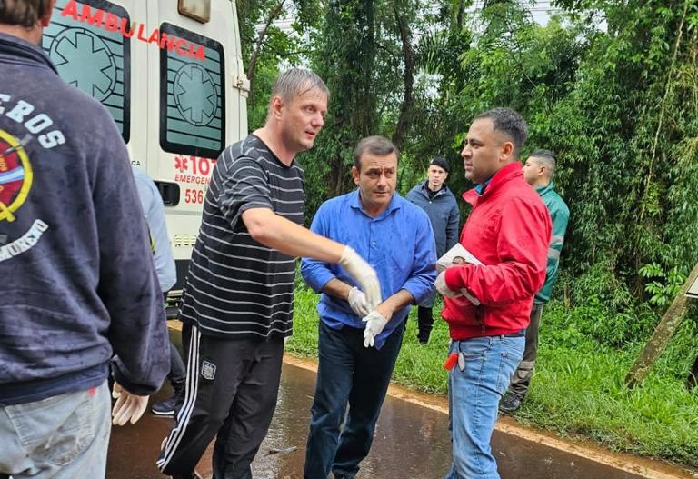 Herrera Ahuad colaboró en la asistencia a víctimas de un accidente en Puerto Iguazú