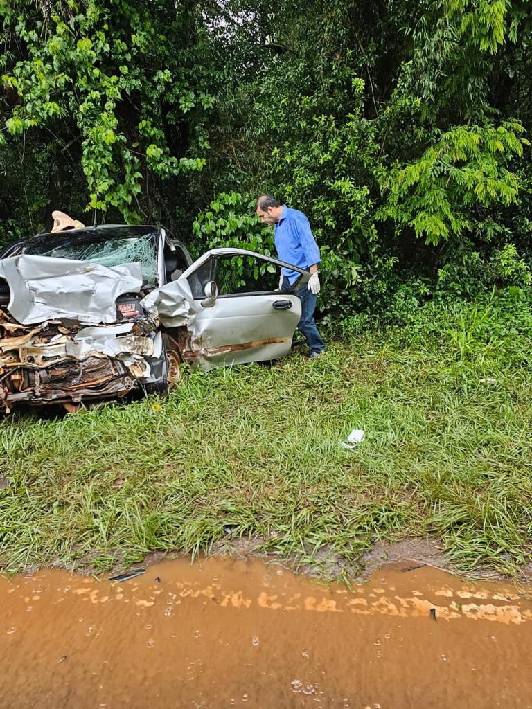 Herrera Ahuad colaboró en la asistencia a víctimas de un accidente en Puerto Iguazú