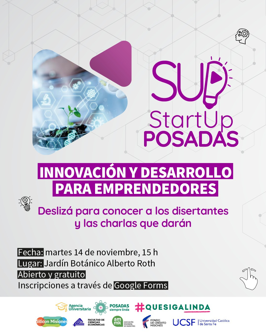 Promueven la innovación y el desarrollo para emprendedores en Posadas