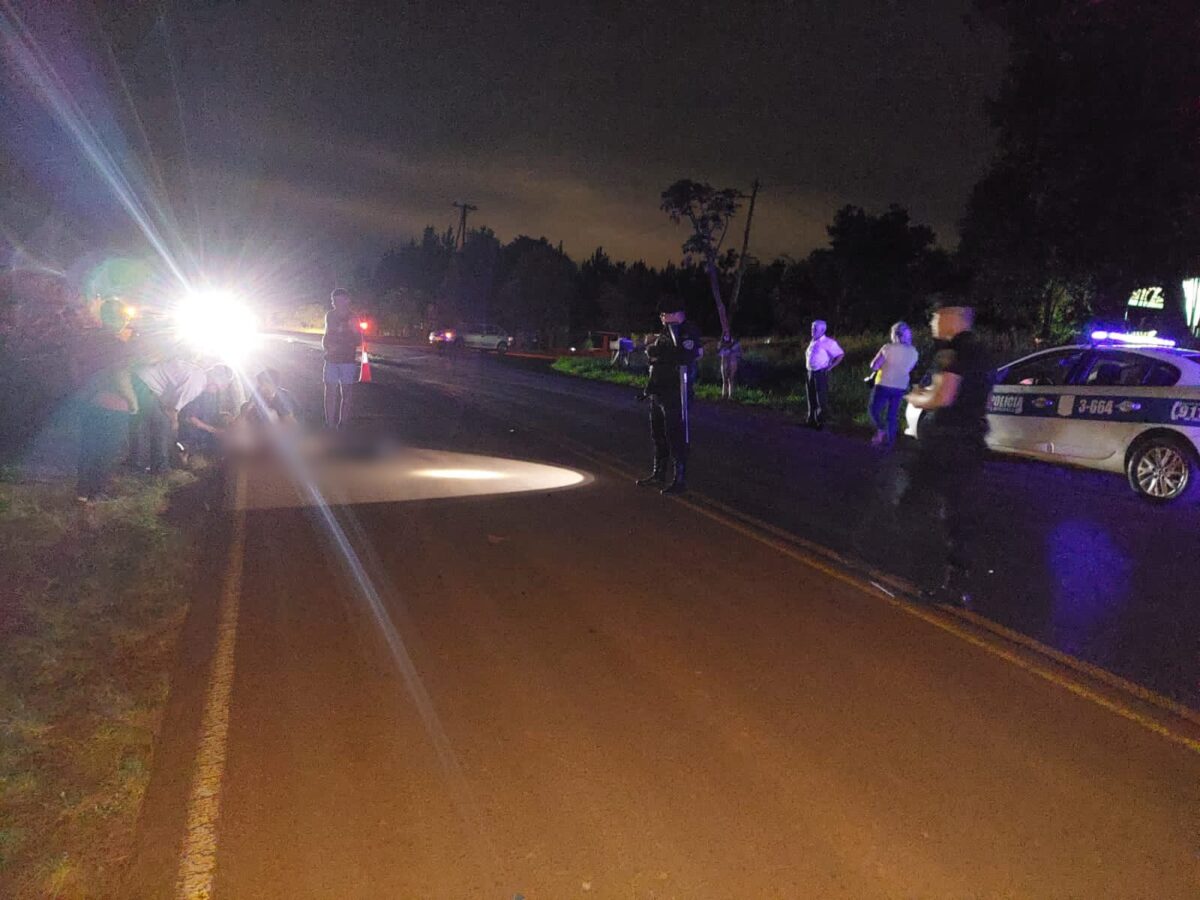 Un peatón falleció tras ser embestido por un automóvil en El Soberbio 1 2 - choque a peaton 2 - 1