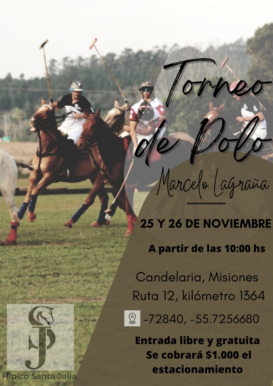 Candelaria recibirá este fin de semana al Torneo de Polo "Marcelo Lagraña"