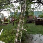 El temporal causó severos daños en Cerro Azul y hay decenas de familias afectadas