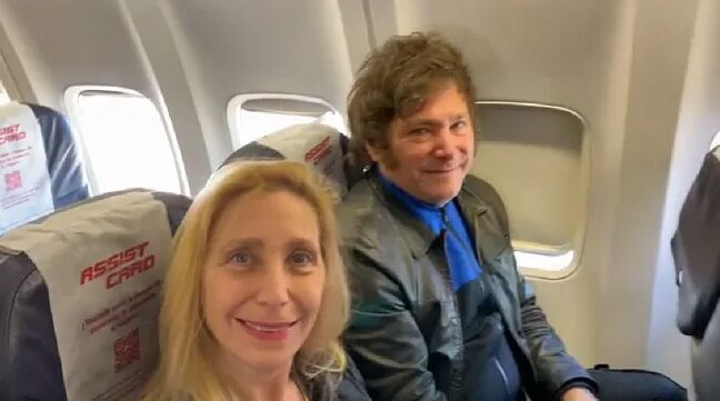 Aseguran que Milei pagó $857.000 por dos pasajes en avión a Mar del Plata