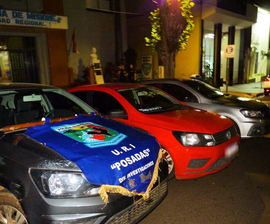 Por medio de investigaciones y videovigilancia, la Policía recuperó tres autos robados en Posadas
