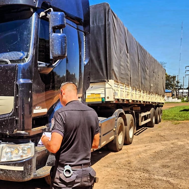 Tres camiones que transportaban soja fueron retenidos por distintas irregularidades en la provincia