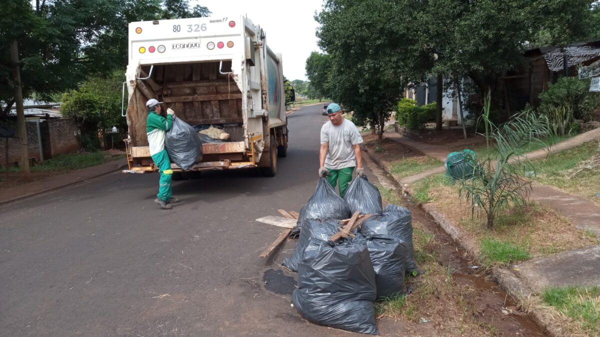 Realizan operativos de limpieza en distintos puntos de Posadas