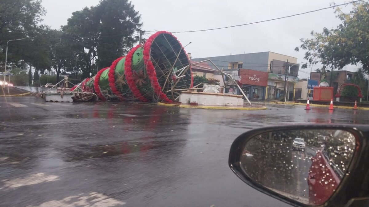 Fuerte temporal azotó varios municipios de la provincia