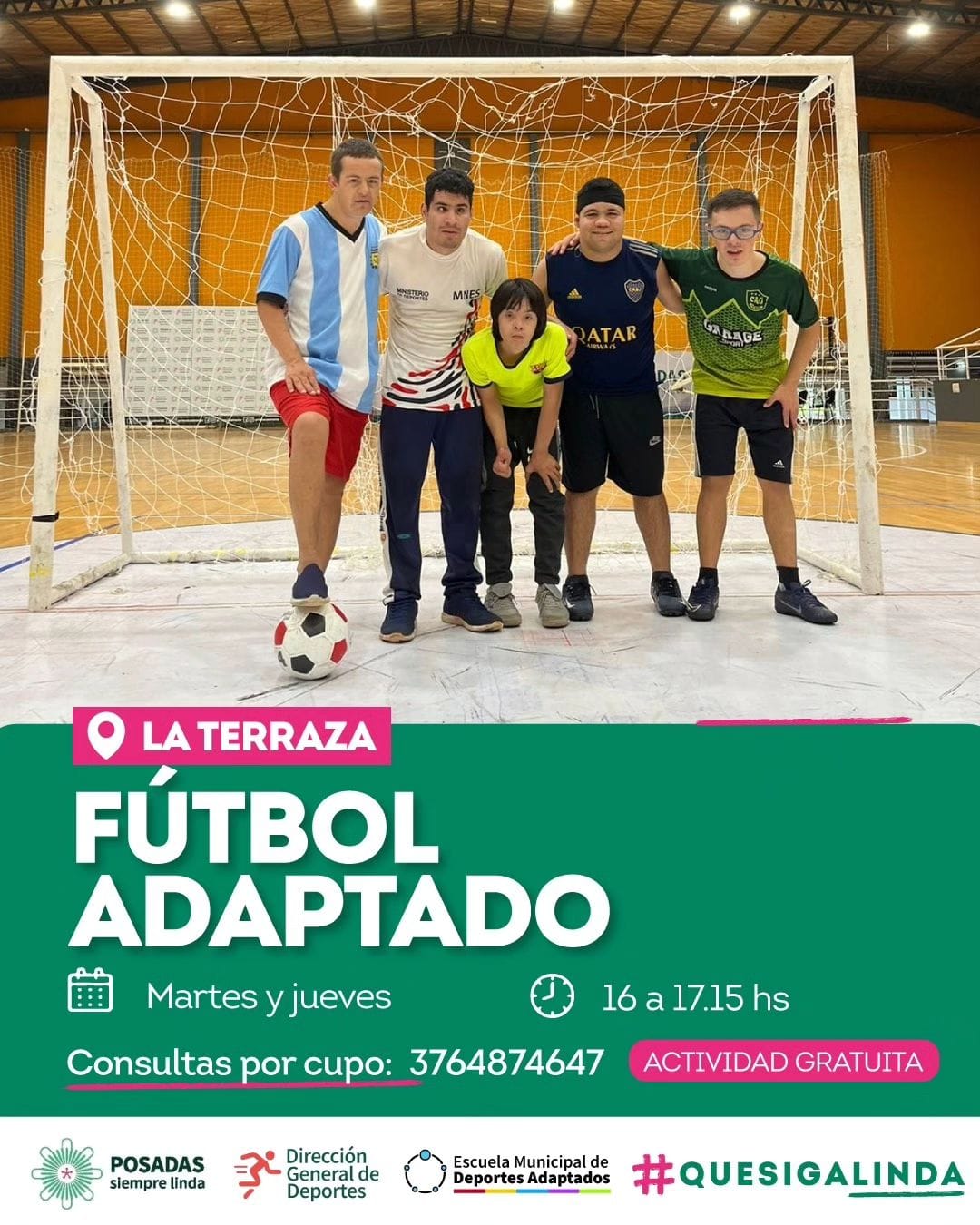 La Escuela de Deportes Adaptados de Posadas abre las puertas a la comunidad