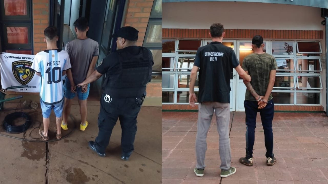 Patrullas Policiales detuvieron a 8 sospechosos por delitos en distintas localidades de Misiones