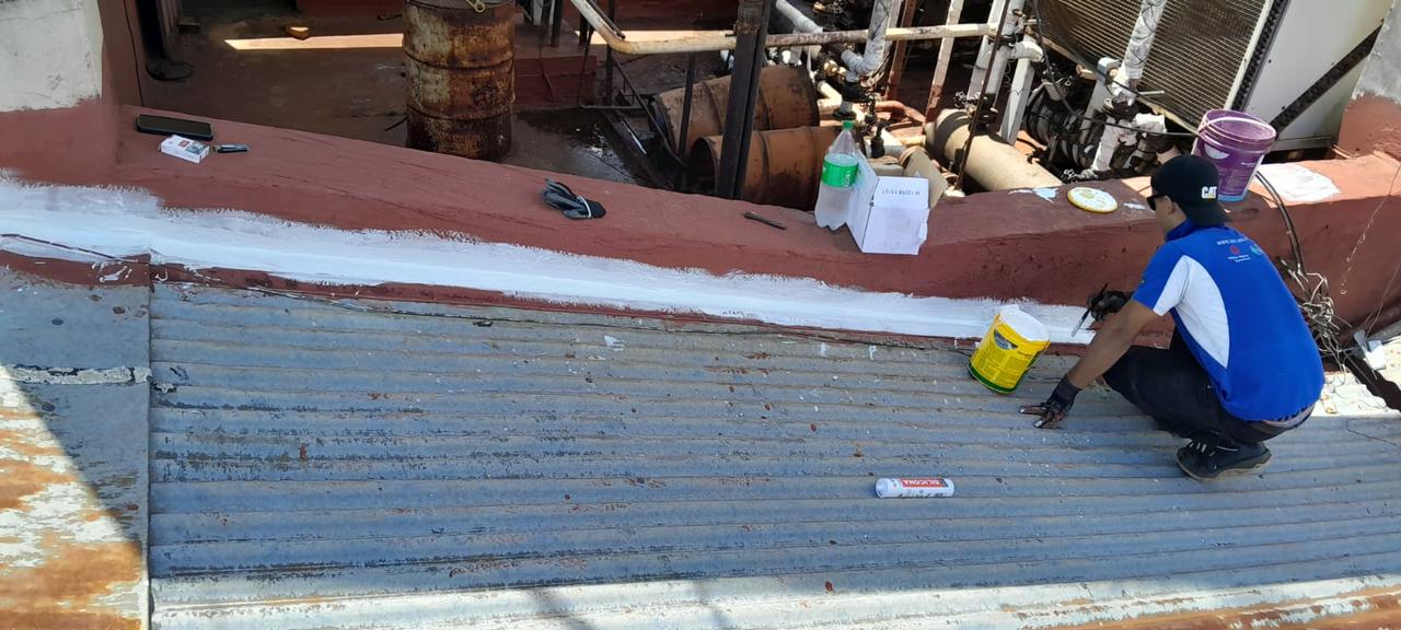 Realizaron trabajos de mantenimiento en el edificio del Ministerio de Ecología y RNR