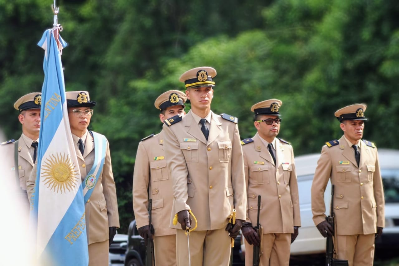 Montecarlo: “Chun” Barreto” participó del cambio de mando de la Prefectura Naval en el municipio