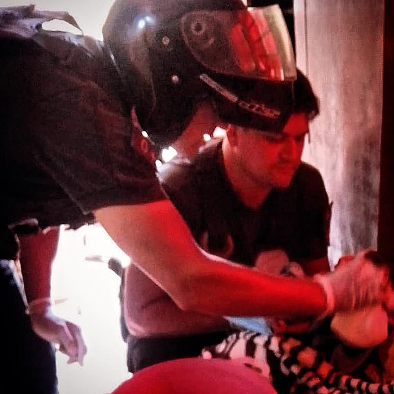 Patrulla policial motorizada debió realizar un parto domiciliario de emergencia en Posadas