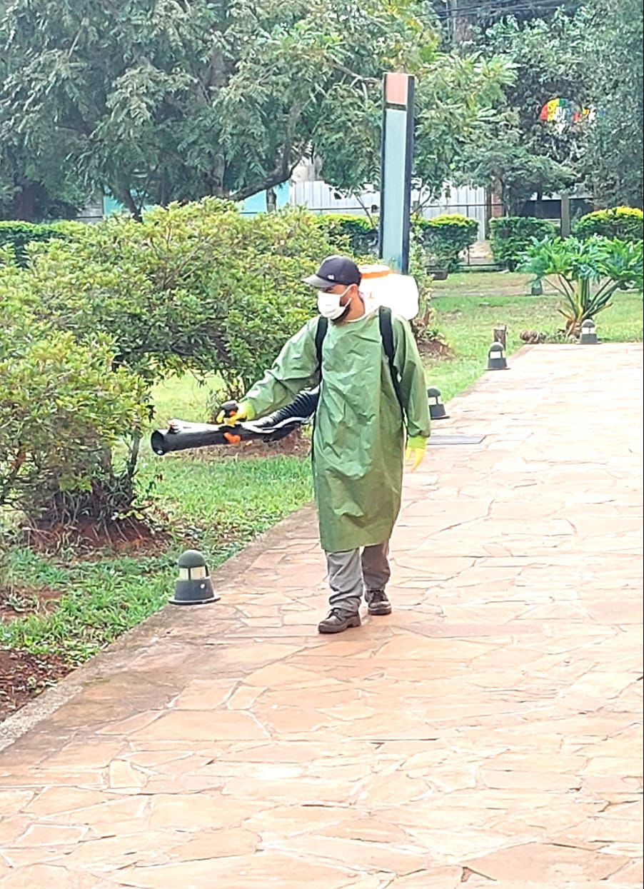 Realizaron tareas de descacharrización y fumigación en el Conjunto Jesuítico de San Ignacio